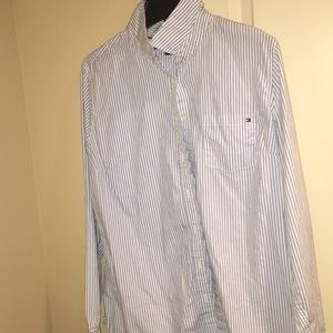 Women’s Tommy Hilfiger striped long button down